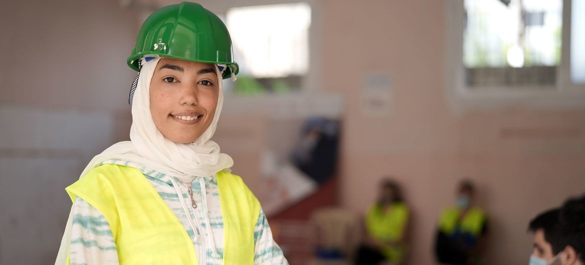 Twenty-three-year-old Rafah is one of hundreds of young Lebanese who participated in the clean-up and rehabilitation of Beirut. Twenty-three-year-old Rafah is one of hundreds of young Lebanese who participated in the clean-up and rehabilitation of Beirut.