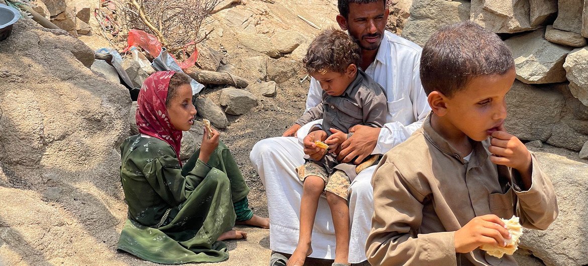 Maghrabah district in Hajjah governorate in Yemen is one of 11 districts in the country with famine-like conditions. Maghrabah district in Hajjah governorate in Yemen is one of 11 districts in the country with famine-like conditions.