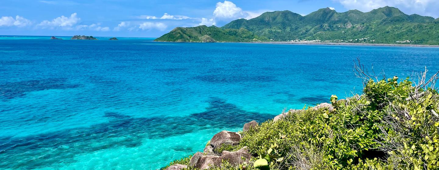 McBean Lagoon National Natural Park is located in Providencia, an eight-square-mile Colombian island off that country's northern coast. McBean Lagoon National Natural Park is located in Providencia, an eight-square-mile Colombian island off that country's northern coast.