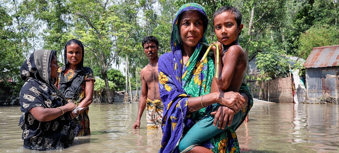 Floods are increasing around the world due to climate change. Floods are increasing around the world due to climate change.