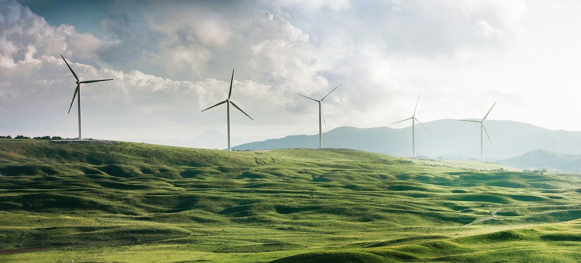 Clean energy, like wind power, is a key element in reaching net zero emissions.