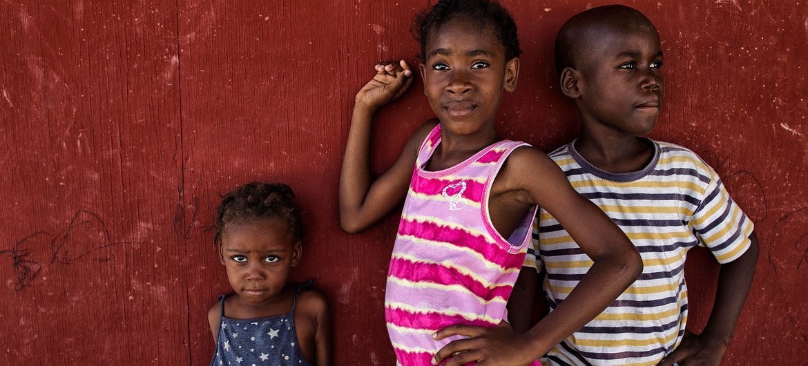 Children living in a displaced persons camp in Haiti. (file) Children living in a displaced persons camp in Haiti. (file)