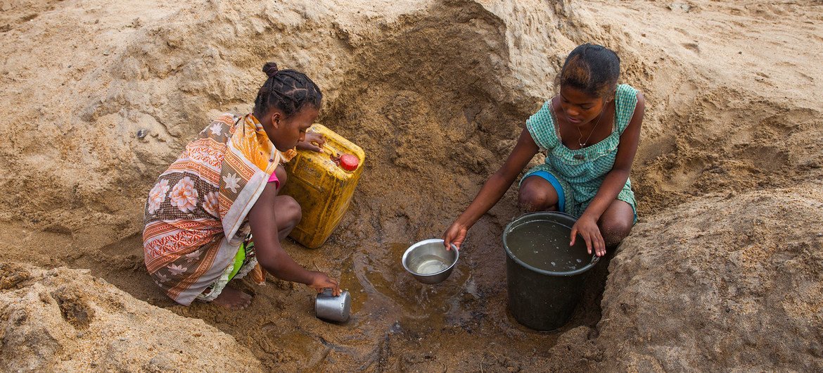 Southern Madagascar is experiencing its worst drought in four decades. Southern Madagascar is experiencing its worst drought in four decades.