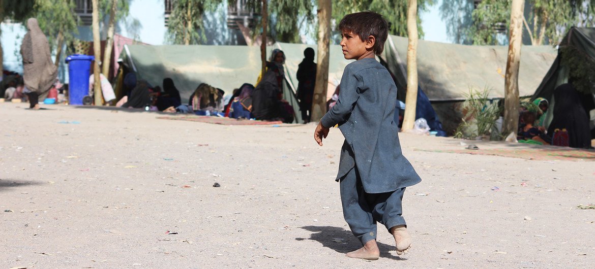 Young child in the Haji displaced peoples camp in Kandahar, Afghanistan (file) Young child in the Haji displaced peoples camp in Kandahar, Afghanistan (file)