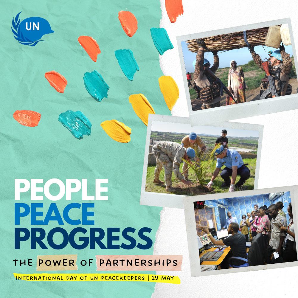 29 May is the International Day of UN Peacekeepers - a day to pay tribute to our uniformed and civilian personnel. 29 May is the International Day of UN Peacekeepers - a day to pay tribute to our uniformed and civilian personnel.
