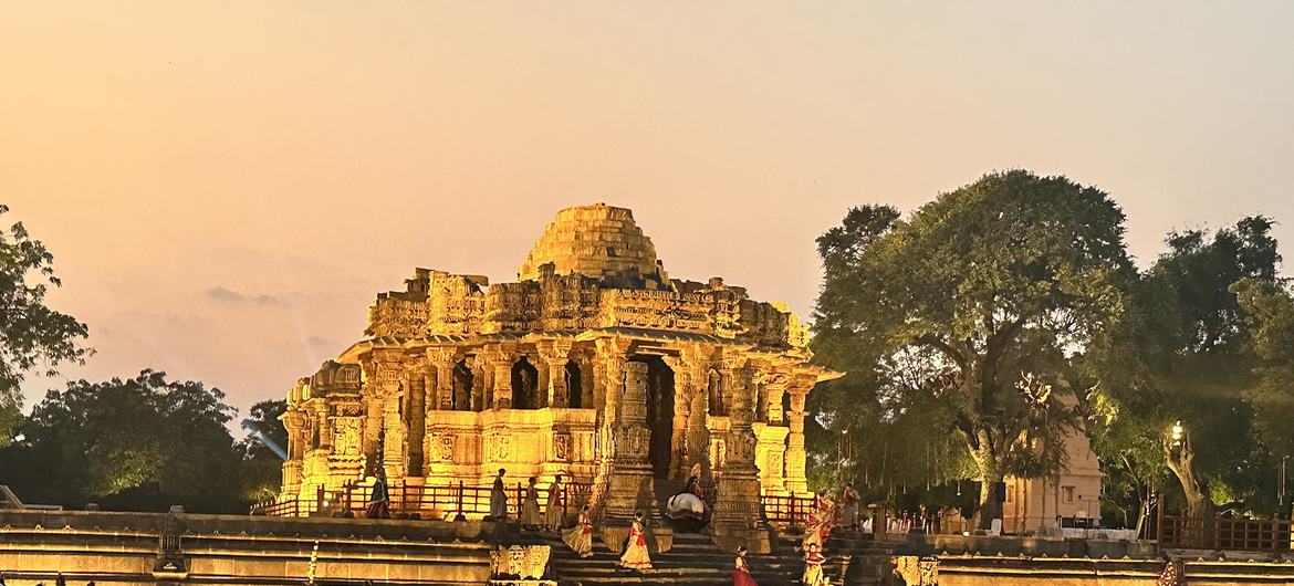 The Modhera Sun Temple in Gujarat, India, now runs a 3D light show entirely on solar power.