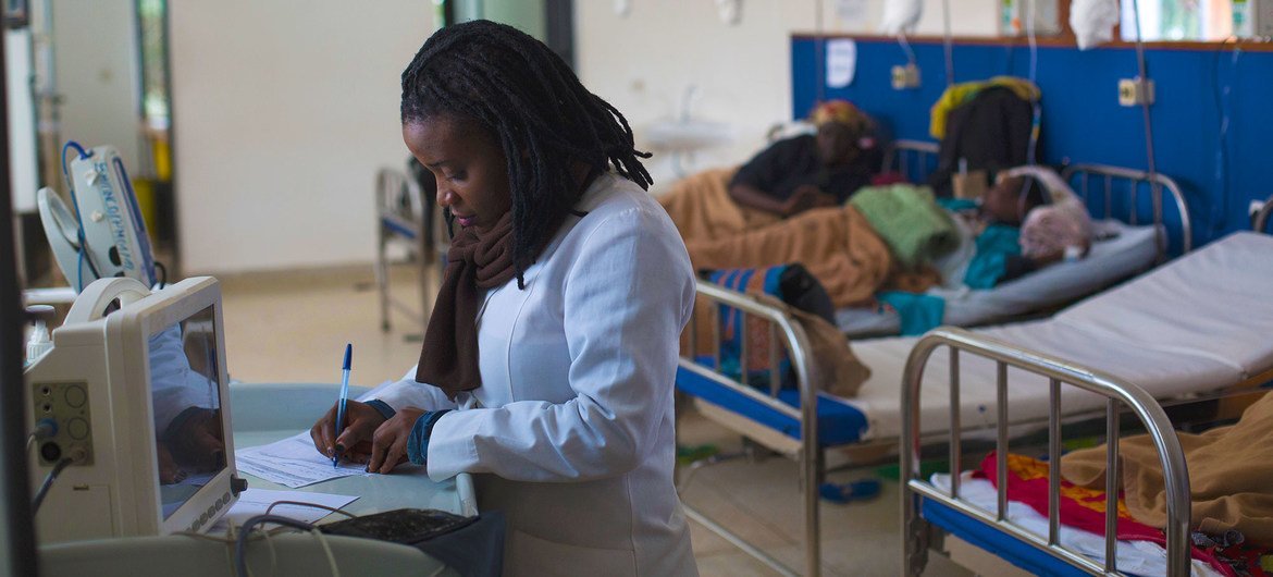 A nurse provides care for cancer patients undergoing chemotherapy in a hospital in Burera District, Rwanda. A nurse provides care for cancer patients undergoing chemotherapy in a hospital in Burera District, Rwanda.
