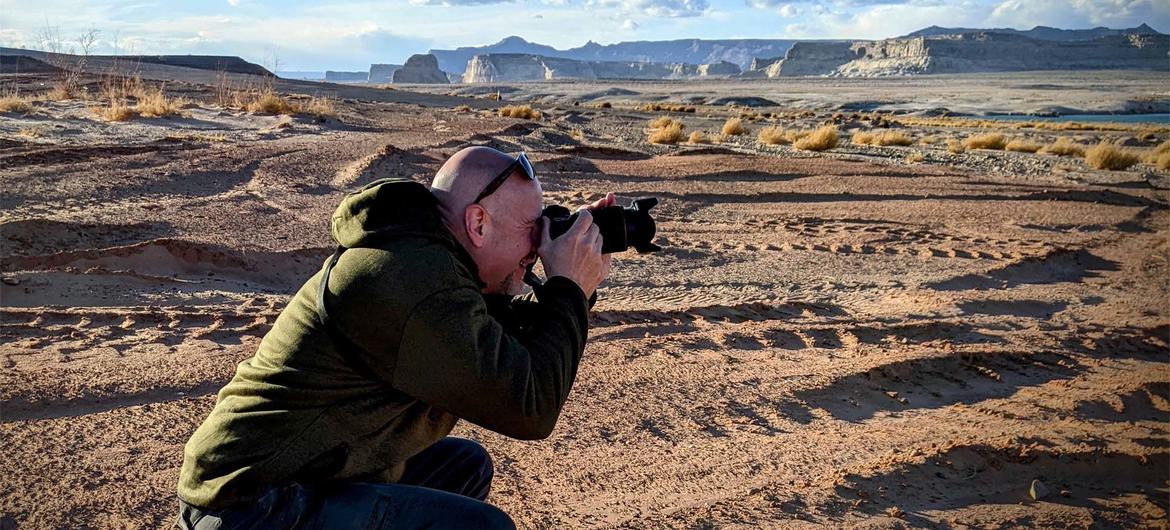Photographing the Vermilion Cliffs while touring Arizona, United States. Photographing the Vermilion Cliffs while touring Arizona, United States.