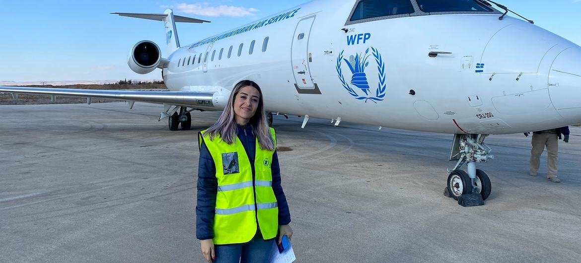 Rasha's job mixes her passion for aviation, picked up from her mother, with her love of humanitarian work. Rasha's job mixes her passion for aviation, picked up from her mother, with her love of humanitarian work.