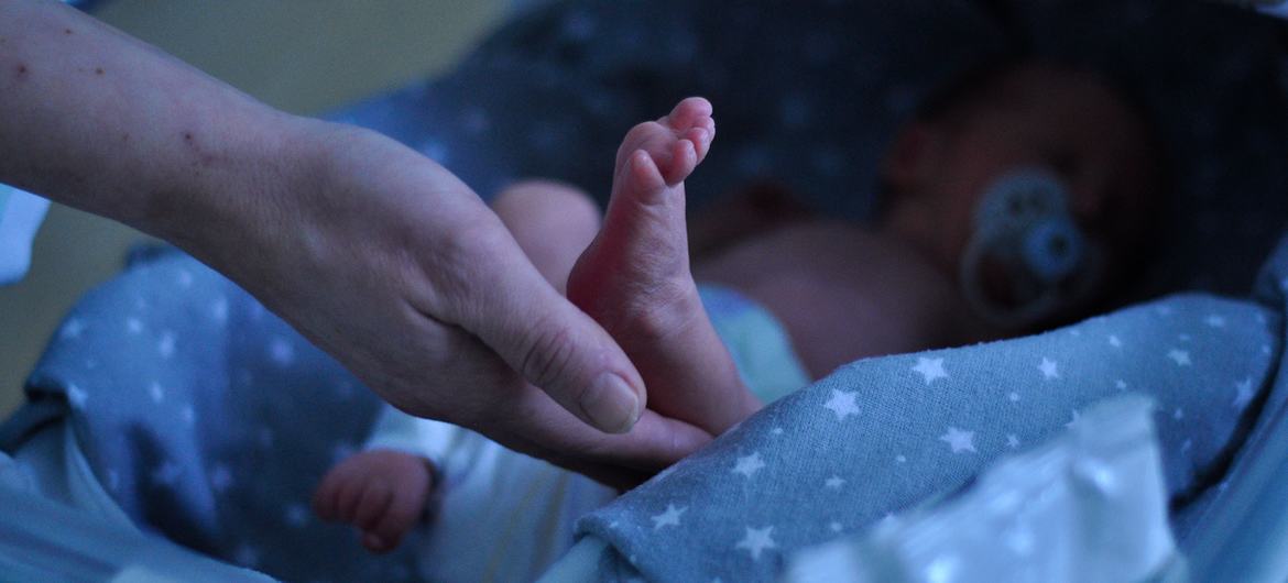 The maternity ward at a hospital in Kyiv has been moved to the basement and is operating under crossfire. The maternity ward at a hospital in Kyiv has been moved to the basement and is operating under crossfire.