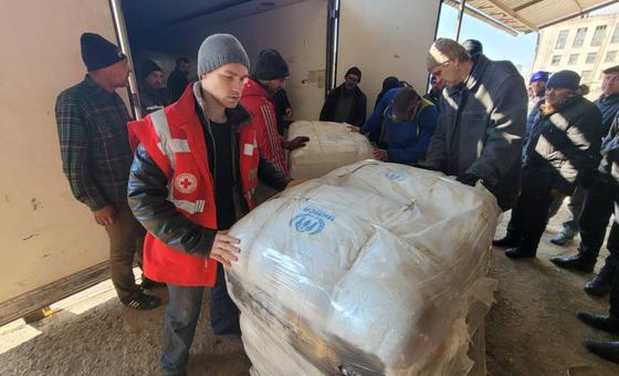 UN and humanitarian partners are assisting Sievierodonetsk, Ukraine.