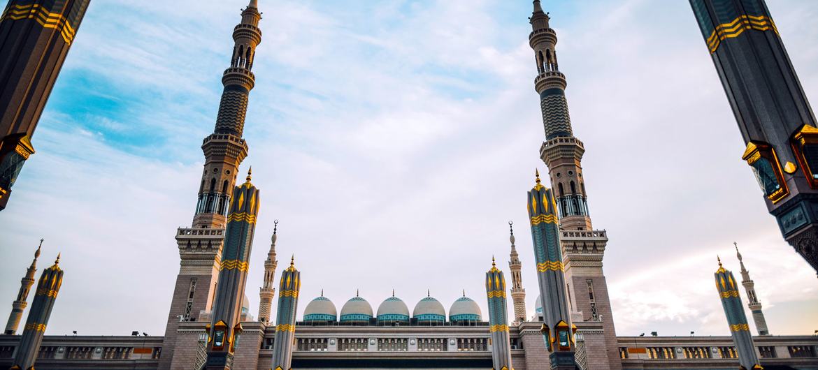 Al-Masjid an-Nabawi, known in English as The Prophet's Mosque, in the city of Medina in the Al Madinah Province of Saudi Arabia. Al-Masjid an-Nabawi, known in English as The Prophet's Mosque, in the city of Medina in the Al Madinah Province of Saudi Arabia.