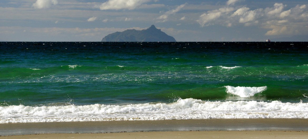 An island in the Pacific Ocean (Archive). An island in the Pacific Ocean (Archive).
