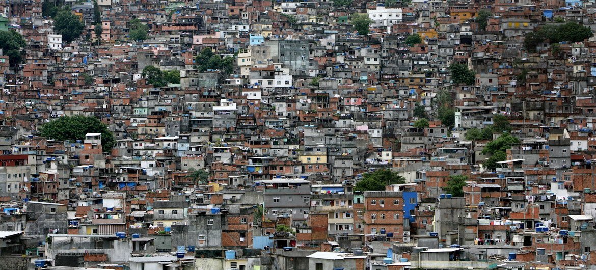 A sprawling favela along the hillside in Rio de Janeiro, Brazil. (file photo) A sprawling favela along the hillside in Rio de Janeiro, Brazil. (file photo)