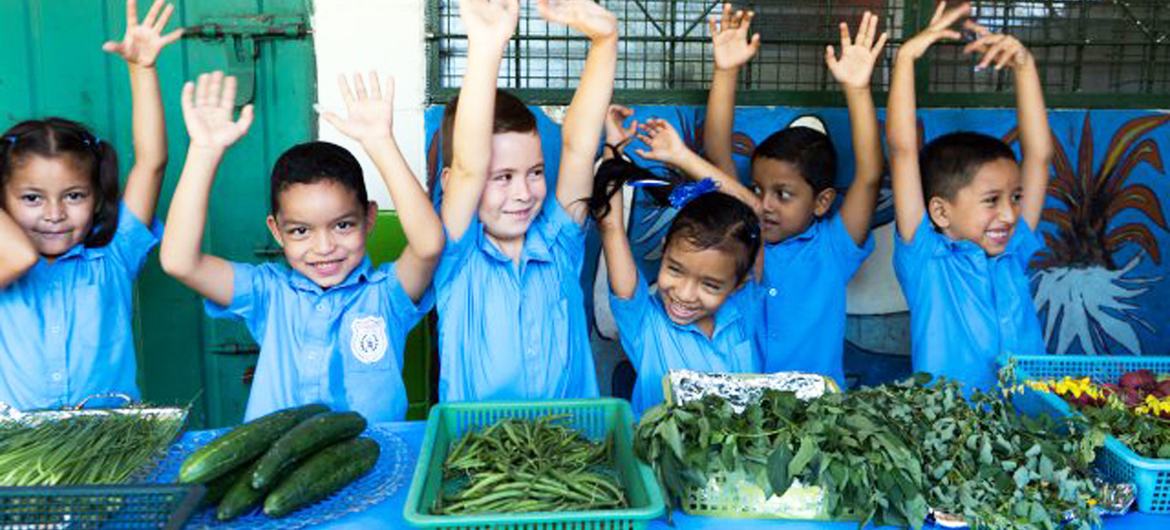 Children across El Salvador are learning what it means to have a healthy diet thanks to the Sustainable Schools methodology, developed as part of a South-South and Triangular Cooperation initiative.