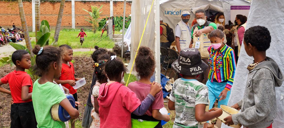 More than 7,900 people are currently being cared for at shelter sites in the cyclone-affected areas of Madagascar. More than 7,900 people are currently being cared for at shelter sites in the cyclone-affected areas of Madagascar.