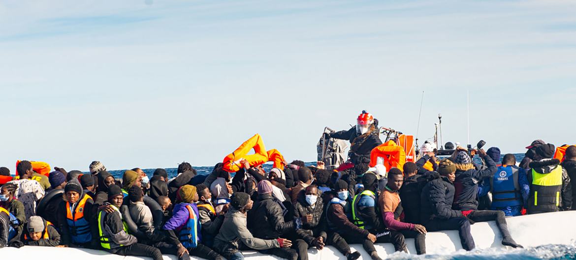 Göçmenler, Nisan ayında Libya kıyılarında STK, SOS Méditerranée tarafından kurtarıldı.