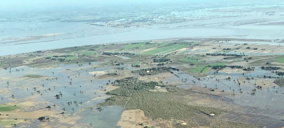 Floods inundate Balochistan province, Pakistan.