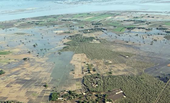 Floods inundate Balochistan province, Pakistan.