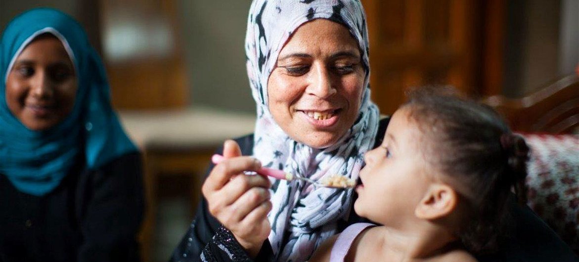 The World Food Program (WFP) is helping to fight malnutrition and iron deficiency in Palestine.