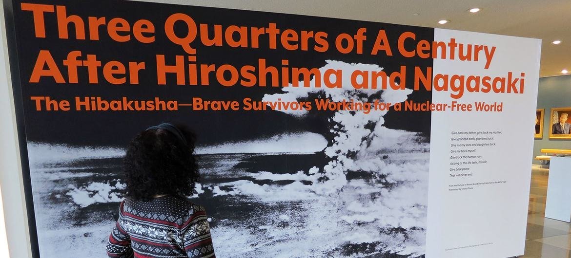 Erico Platt looks at the disarmament exhibition that she staged, "Three Quarters of a Century After Hiroshima and Nagasaki: The Hibakusha—Brave Survivors Working for a Nuclear-Free World". Erico Platt looks at the disarmament exhibition that she staged, "Three Quarters of a Century After Hiroshima and Nagasaki: The Hibakusha—Brave Survivors Working for a Nuclear-Free World".