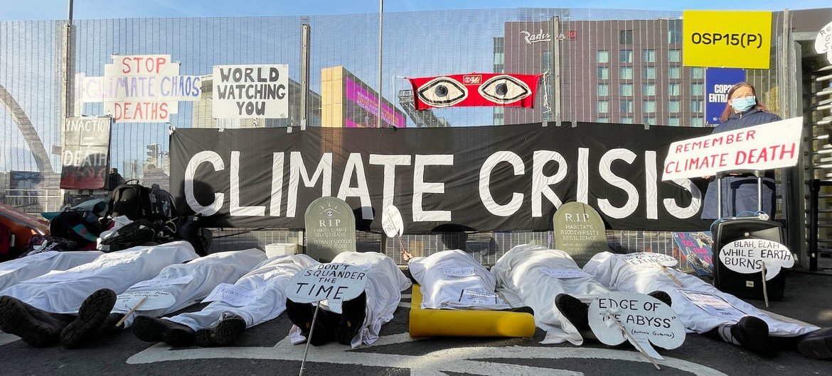 Demonstration outside the COP26 Climate Conference in Glasgow, Scotland, representing the victims of the climate crisis. Demonstration outside the COP26 Climate Conference in Glasgow, Scotland, representing the victims of the climate crisis.