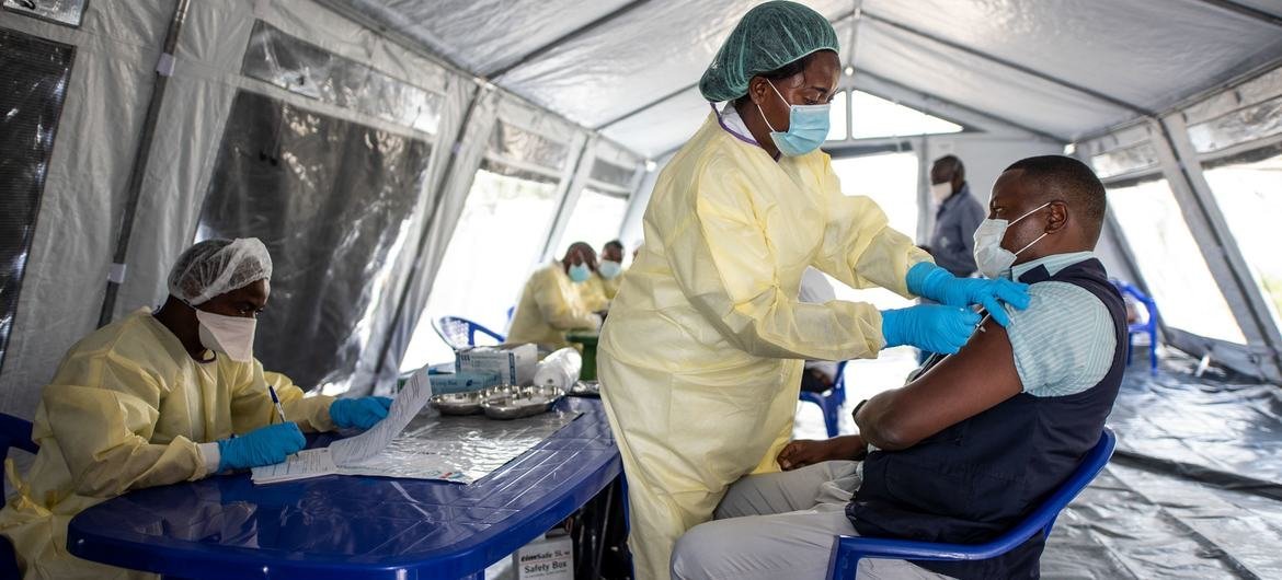 Vaccination campaign against COVID-19 in the Democratic Republic of the Congo. Vaccination campaign against COVID-19 in the Democratic Republic of the Congo.