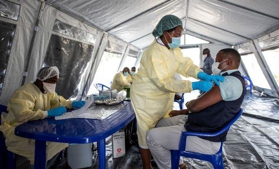 Vaccination campaign against COVID-19 in the Democratic Republic of the Congo. Vaccination campaign against COVID-19 in the Democratic Republic of the Congo.