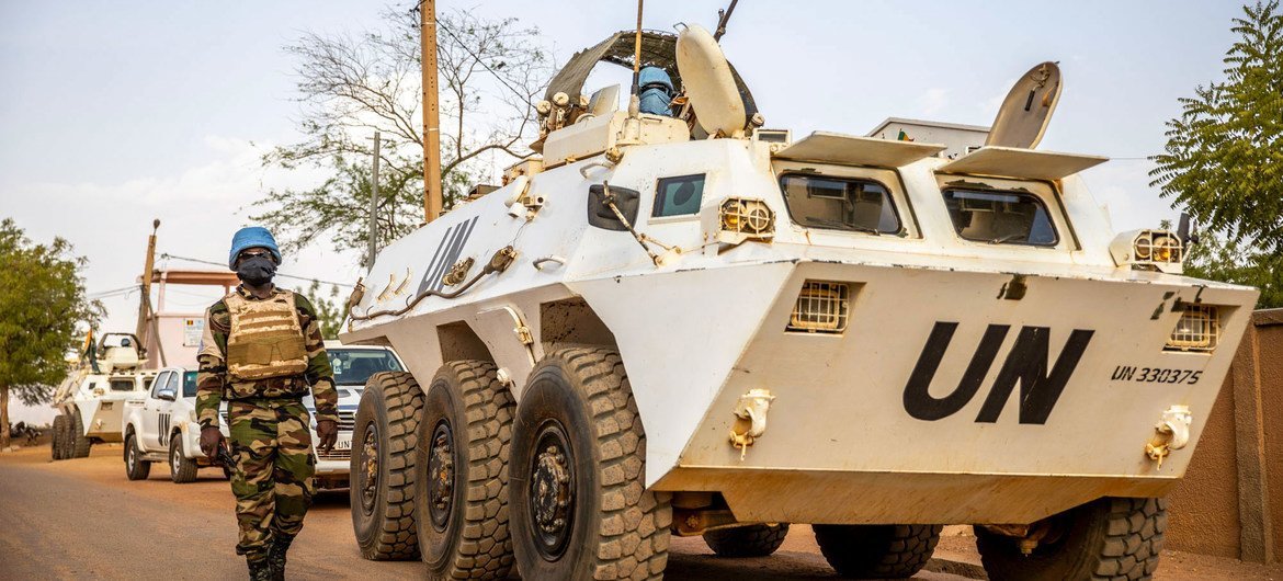 UN peacekeepers on patrol in the Eastern Sector of Mali.