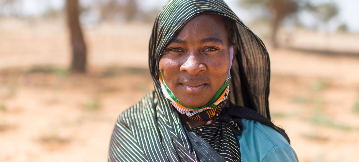 A Malian refugee in Ouallam, Niger. A Malian refugee in Ouallam, Niger.
