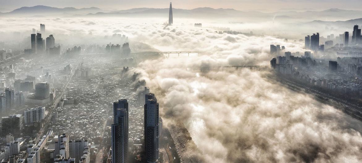 A view of Seoul in South Korea. A view of Seoul in South Korea.