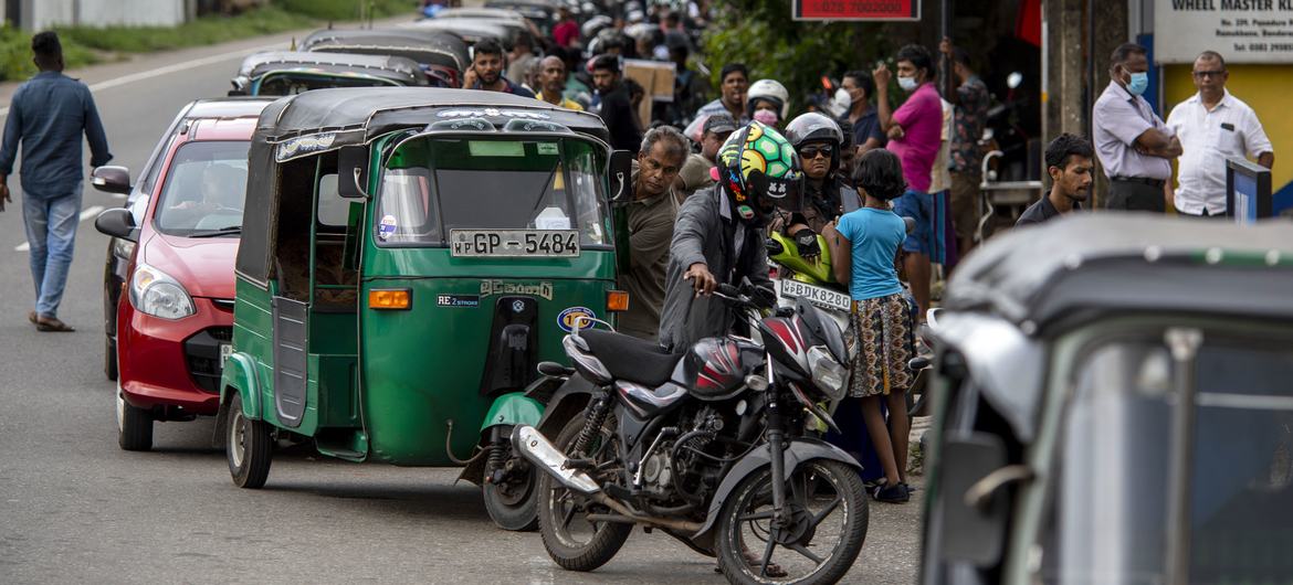 Sri Lanka is facing incredible fuel shortages as the nation is ravaged by economic turmoil.