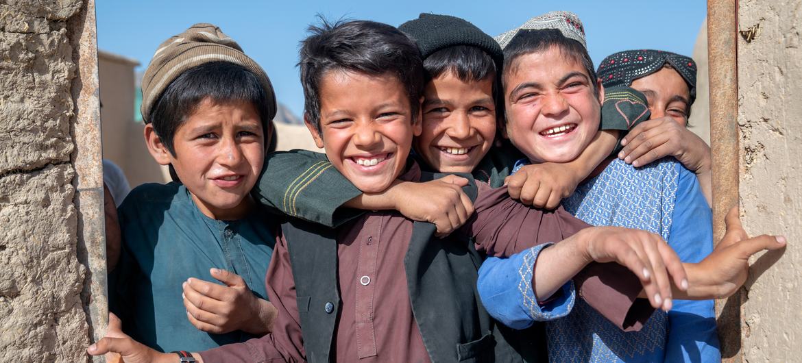 Internally displaced children in Loya Wala, Afghanistan. Internally displaced children in Loya Wala, Afghanistan.