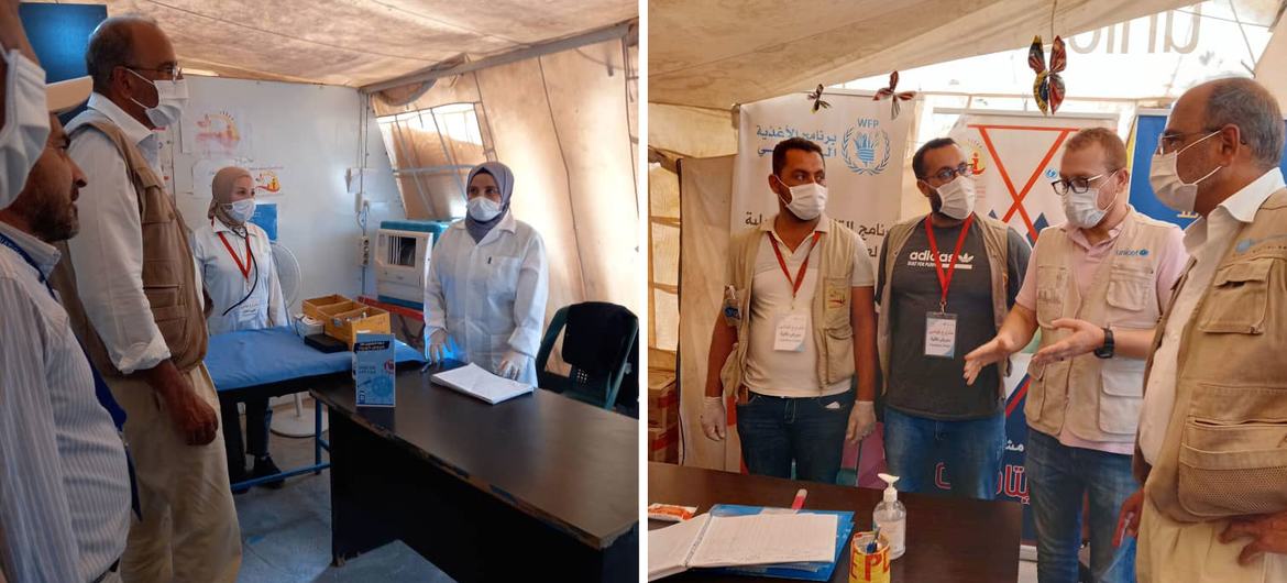 Imran Riza, UN Resident Coordinator and Humanitarian Coordinator in Syria, visits Areesha camp in Al-Hasakeh governorate. Imran Riza, UN Resident Coordinator and Humanitarian Coordinator in Syria, visits Areesha camp in Al-Hasakeh governorate.