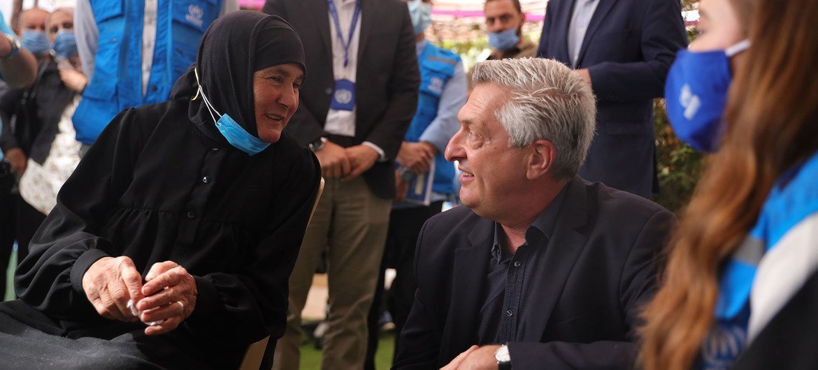 UNHCR High Commissioner Filippo Grandi visits Talibiseh city, northern Homs, Syria. UNHCR High Commissioner Filippo Grandi visits Talibiseh city, northern Homs, Syria.