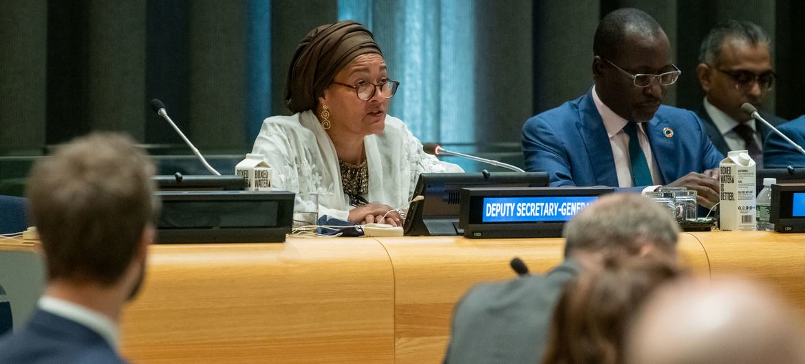 Deputy Secretary-General Amina Mohammed addresses the High-level Dialogue on Deputy Secretary-General Amina Mohammed addresses the High-level Dialogue on