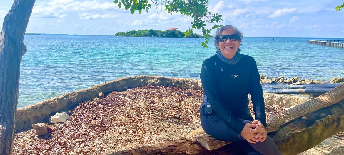 Elvira Alvarado, Ecomares Marine Biologist, has been working for decades in coral research and restoration. Elvira Alvarado, Ecomares Marine Biologist, has been working for decades in coral research and restoration.