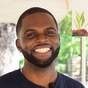   Barbados'ta sargassum yosunundan organik kompost üreten Red Diamond şirketinin kurucusu ve CEO'su Joshua Forte.