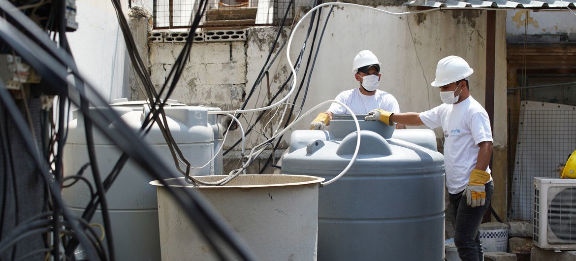 Water supply systems are on the verge of collapse in Lebanon. Water supply systems are on the verge of collapse in Lebanon.