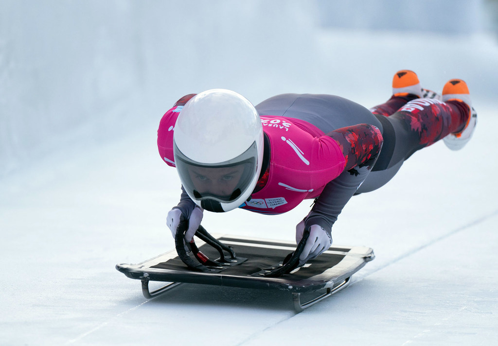 Athlete prepares for the Winter Olympics Athlete prepares for the Winter Olympics