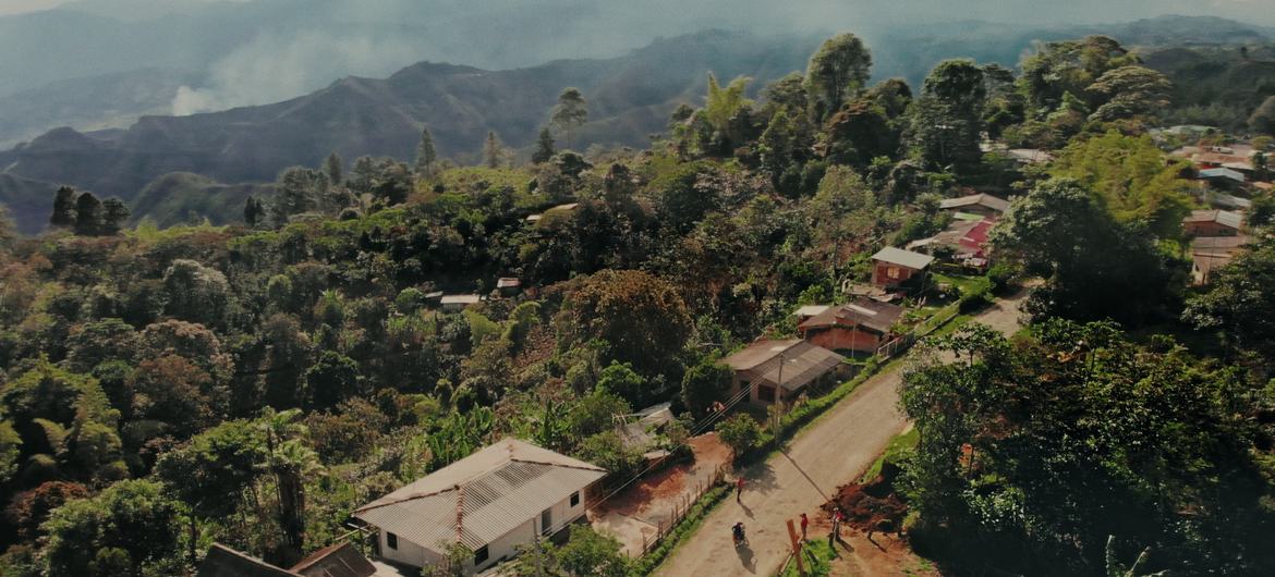 Cauca, a region of Colombia that was particularly affected by the country's decades-long conflict. Cauca, a region of Colombia that was particularly affected by the country's decades-long conflict.