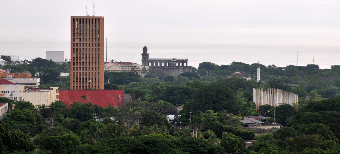 Managua, capital of Nicaragua. Managua, capital of Nicaragua.