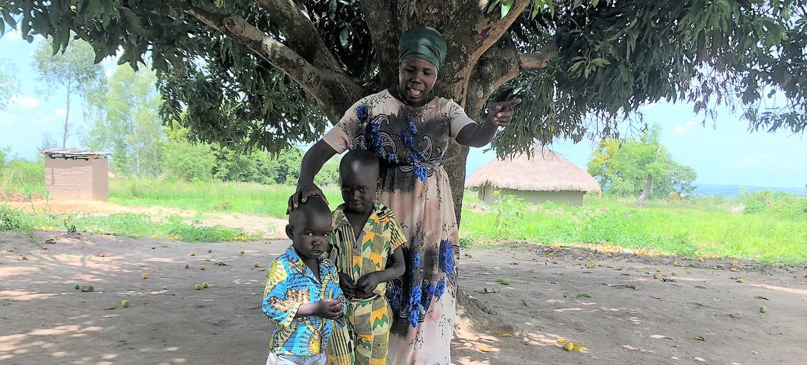 Cathy Avako, a farmer in Lumonga village, West Nile, northern Uganda.