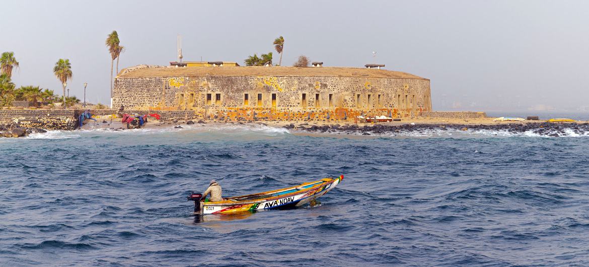 Fort of Goree Island, Senegal, was the site of one of the earliest European settlements in Western Africa.