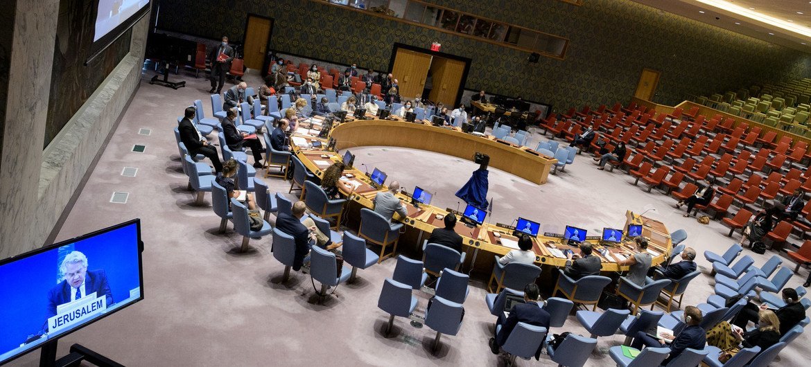 The Security Council meets to discuss the Middle East and the Palestinian question. The Security Council meets to discuss the Middle East and the Palestinian question.