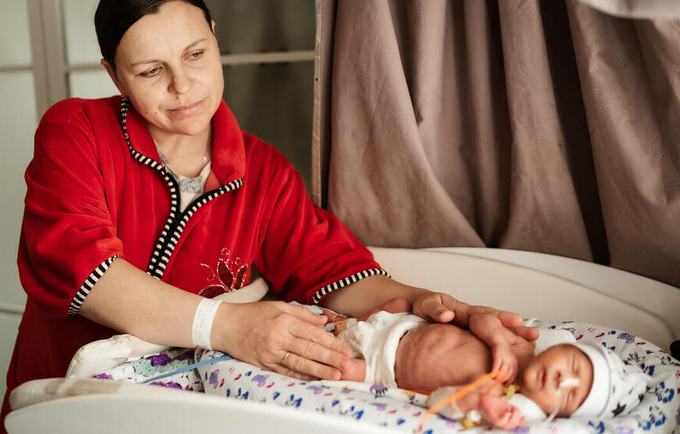 Nataliia was four months pregnant when the war in Ukraine started. Nataliia was four months pregnant when the war in Ukraine started.