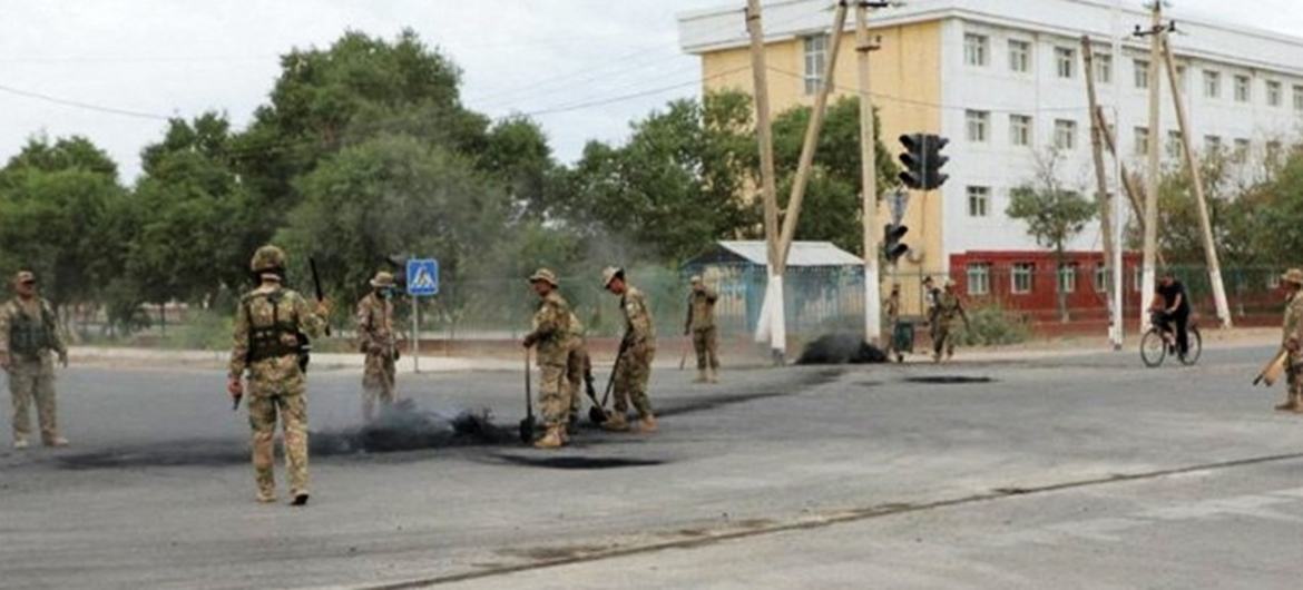 At least 18 people died during clashes at protests in the Uzbek region of Karakalpakstan. At least 18 people died during clashes at protests in the Uzbek region of Karakalpakstan.