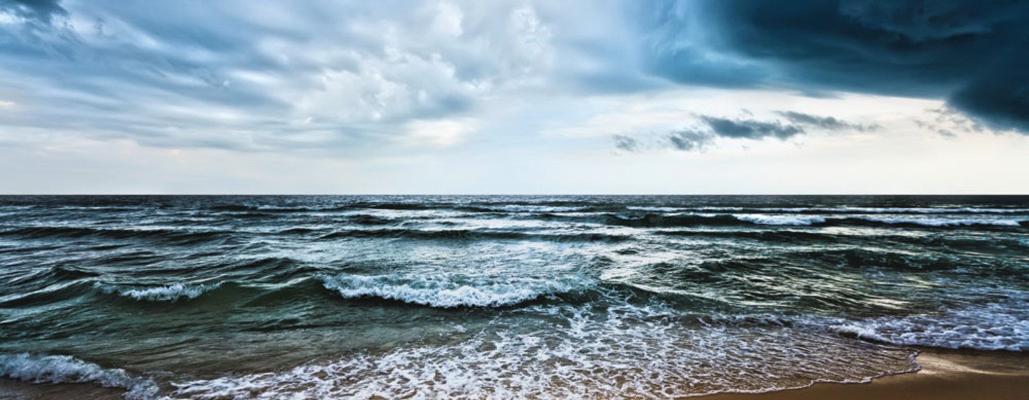By absorbing much of the added heat trapped by atmospheric greenhouse gases, the oceans are delaying some of the impacts of climate change. Photo: WMO/Olga Khoroshunova By absorbing much of the added heat trapped by atmospheric greenhouse gases, the oceans are delaying some of the impacts of climate change. Photo: WMO/Olga Khoroshunova