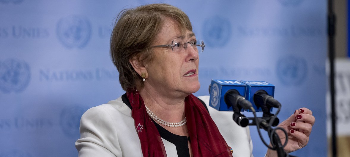 Michelle Bachelet, United Nations High Commissioner for Human Rights (file photo) Michelle Bachelet, United Nations High Commissioner for Human Rights (file photo)