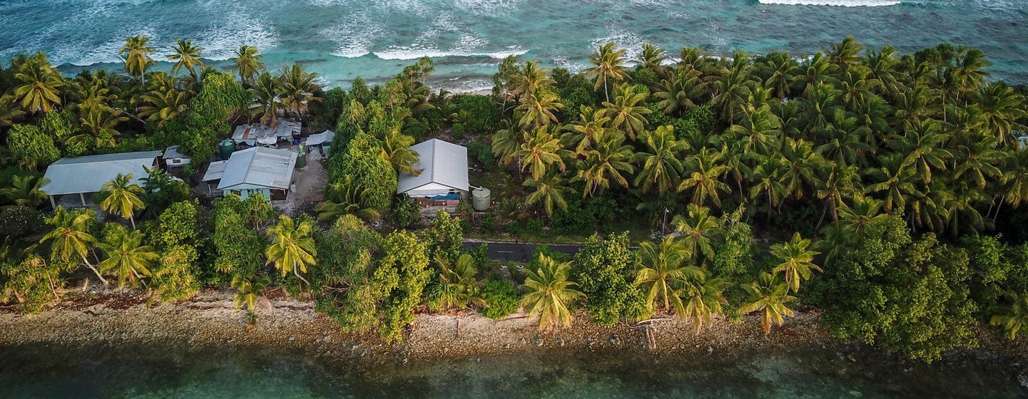 The South Pacific archipelago of Tuvalu is highly susceptible to rises in sea level brought about by climate change. The South Pacific archipelago of Tuvalu is highly susceptible to rises in sea level brought about by climate change.